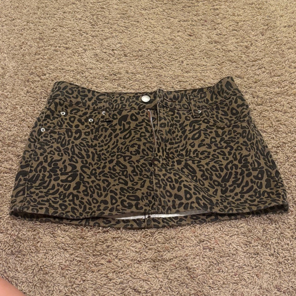 SHEIN Animal Print Skirt